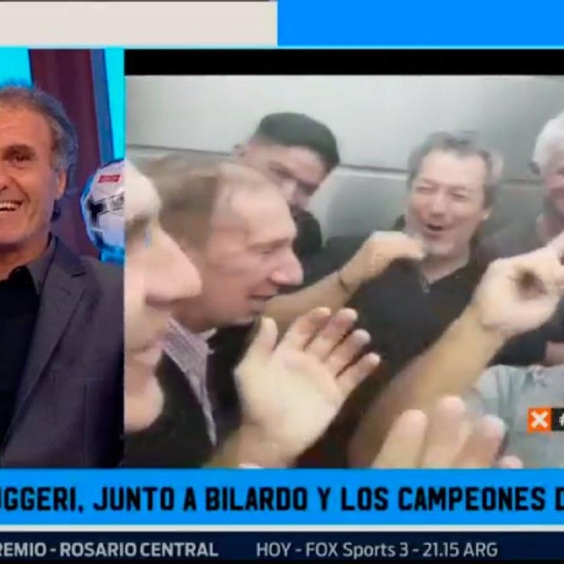 Fox Sports reveló un video de Bilardo cantando junto a los jugadores del 86'