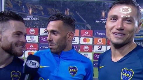 Buena onda: el reclamo entre risas que le hizo Nández a Tevez en vivo