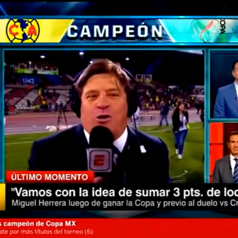 Divertido y picante cruce entre José Ramón y el Piojo Herrera tras el título de Copa: "Voy a soñar con el América"