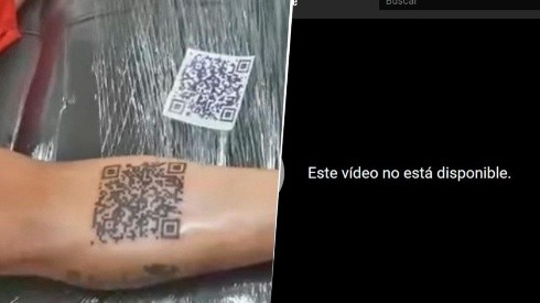 ¡Se tatuó un código y dieron de baja el video!