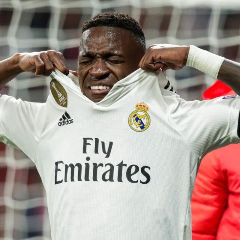 Vinicius subió una foto entrenando solo, pero todos en Madrid hablan de su cuerpo