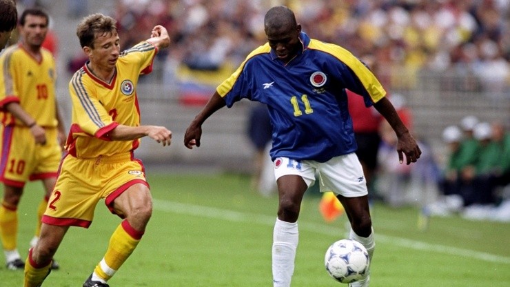 Faustino Asprilla en la Selección Colombia.