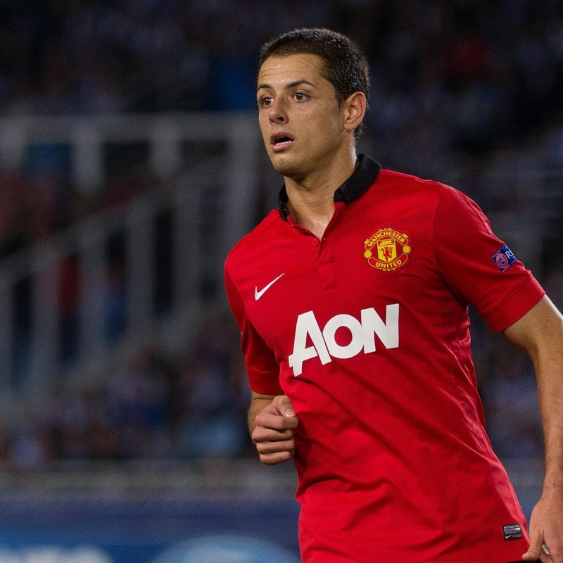 Chicharito, conmovido por la ovación en Old Trafford