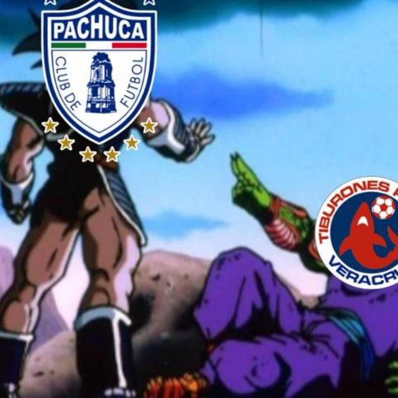 Los memes también son parte de la impactante goleada de Pachuca a Veracruz