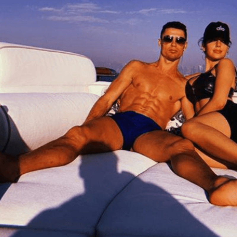 Un intruso se metió en la cama entre Cristiano Ronaldo y Georgina Rodríguez