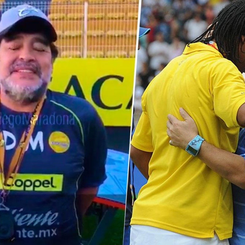 Maradona agradeció a Ronaldinho por un regalo que le hizo a Dorados: "Sos un fenómeno"