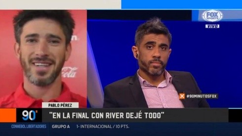 Pablo Pérez en diálogo con Fox Sports.