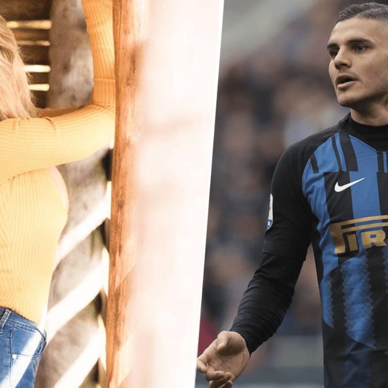 Wanda Nara le dejó un "esperándote" y un emoji de fuego a Mauro Icardi