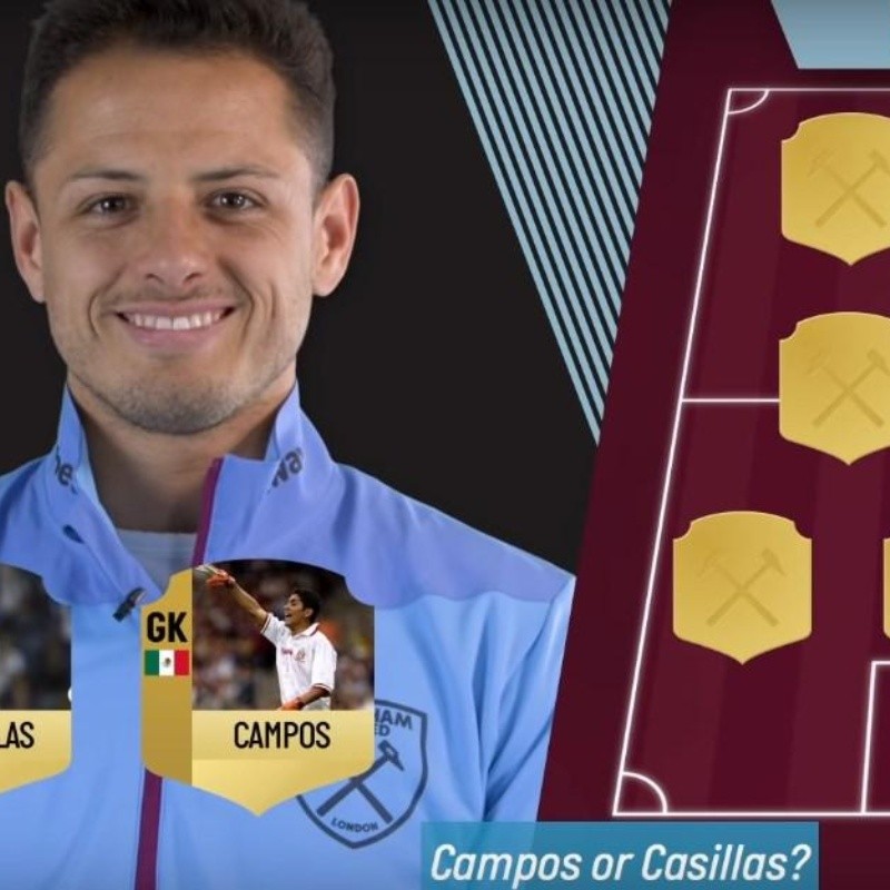 El XI ideal de Chicharito Hernández