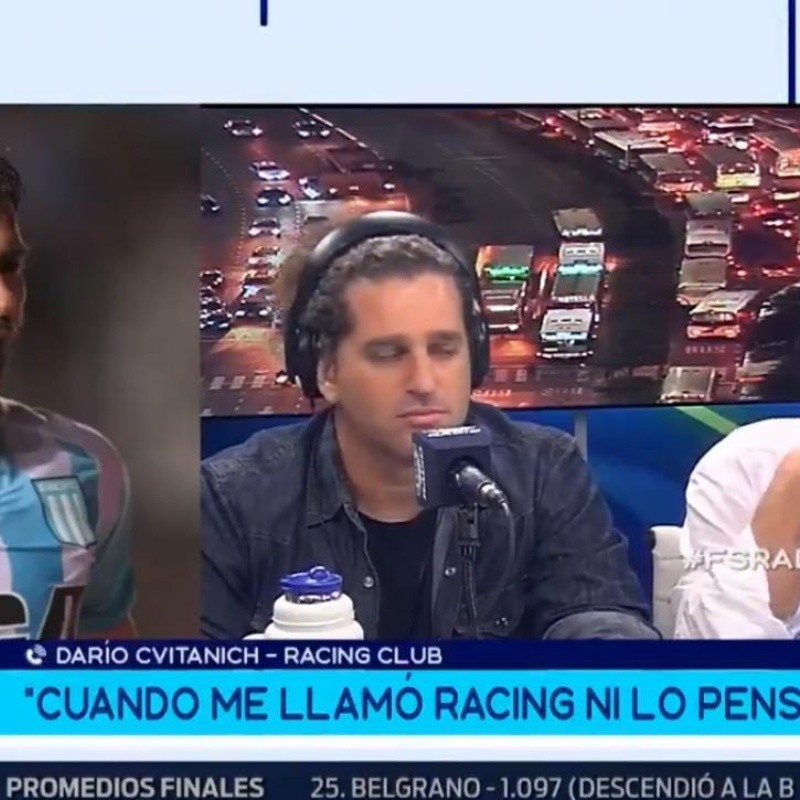 Se agrandó Cvitanich: "Este Racing se le puede animar al Barcelona"