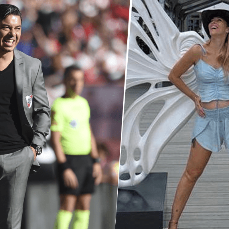 Foto: a la mujer de Marcelo Gallardo ya se le nota la pancita de embarazada