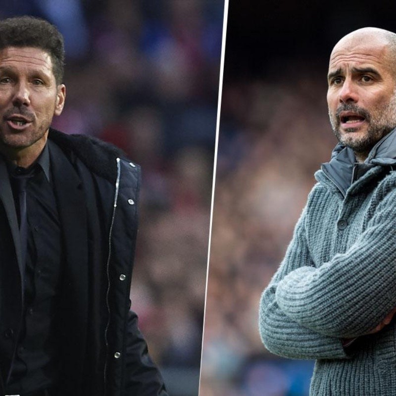 Simeone le preguntó a Guardiola: "¿Por qué juegas con Messi de falso delantero?"