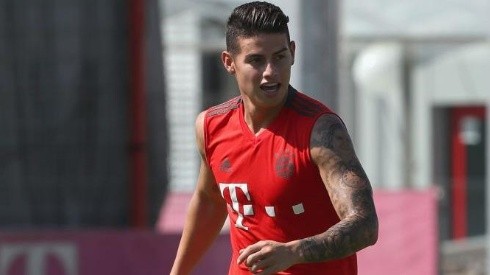 James Rodríguez va de nuevo a la enfermería del Bayern Múnich
