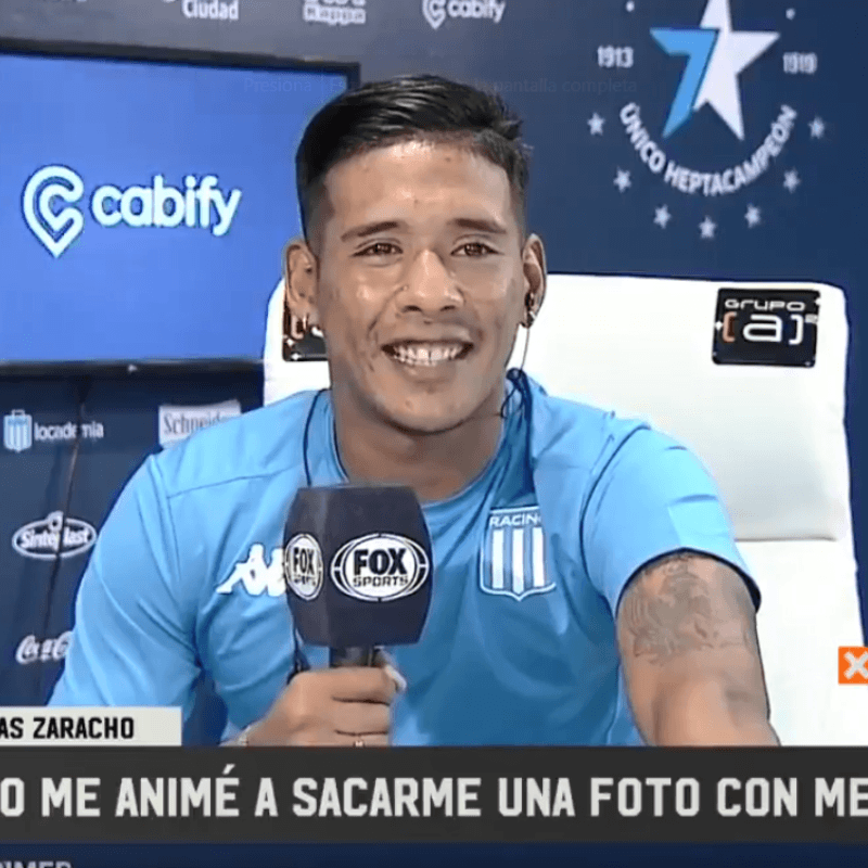 Zaracho contó que no se animó a pedirle una foto a Messi: "Me daba vergüenza"