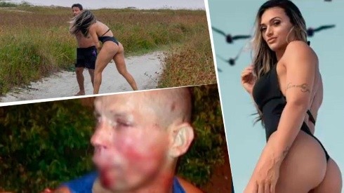 Fotos: hombre cometió un acto asqueroso delante de una luchadora de MMA y ella le dio una paliza