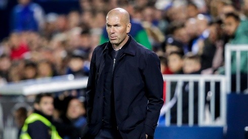 Foto de Zinedine Zidane, entrenador de Real Madrid.