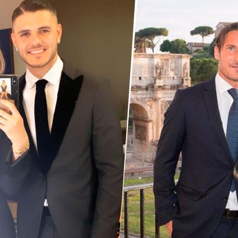 Qué dirá Icardi: la foto de Wanda Nara con Totti