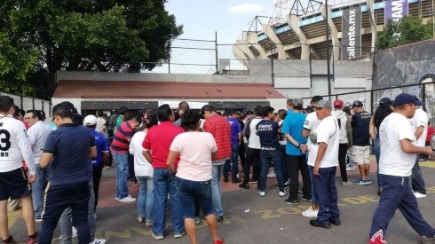 Las taquillas del Estadio Azteca.
