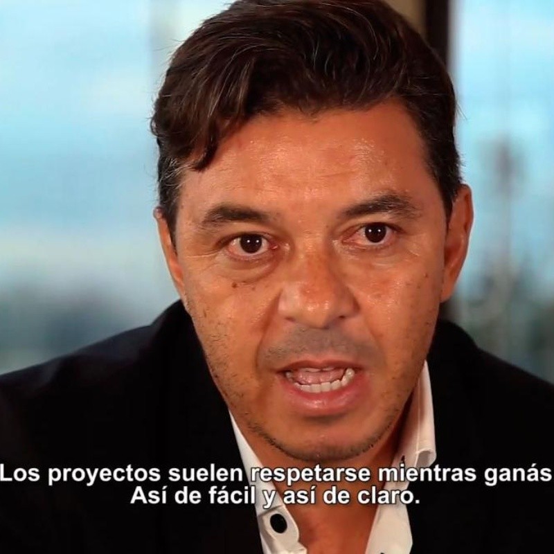 Gallardo a la Conmebol: "Los proyectos se respetan siempre y cuando ganes"