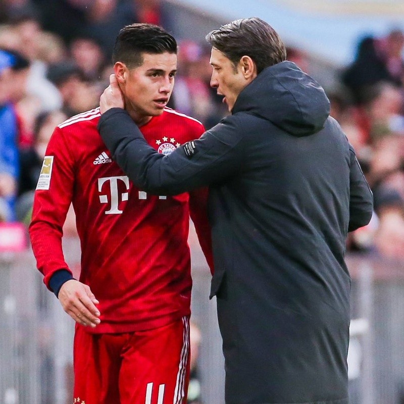 James Rodríguez volvió a entrenar y está listo para la Copa de Alemania