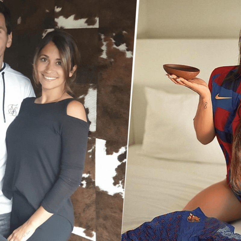 A Antonella Roccuzzo no le va a gustar: Miss Bum bum, por pascuas, subió foto del tatuaje de Messi