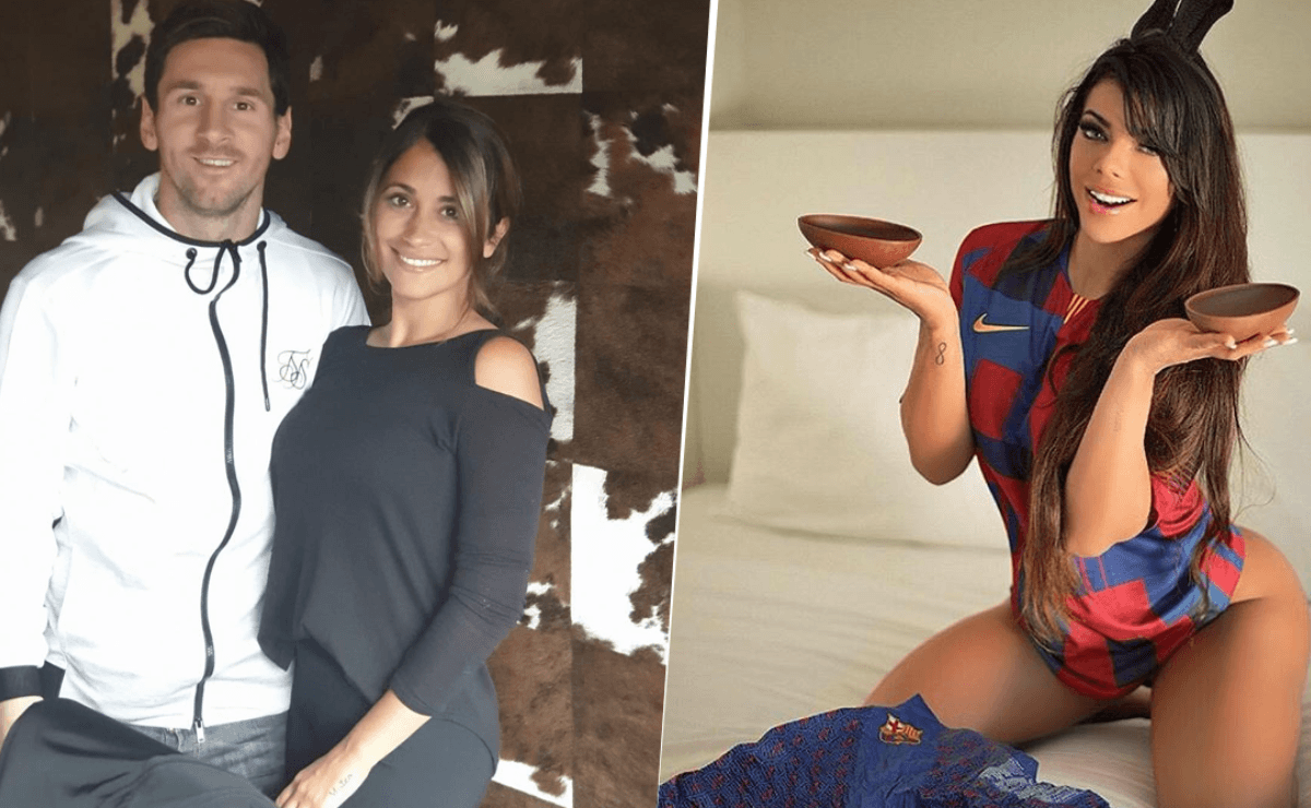 A Antonella Roccuzzo no le va a gustar: Miss Bum bum, por pascuas, subió  foto del tatuaje de Messi