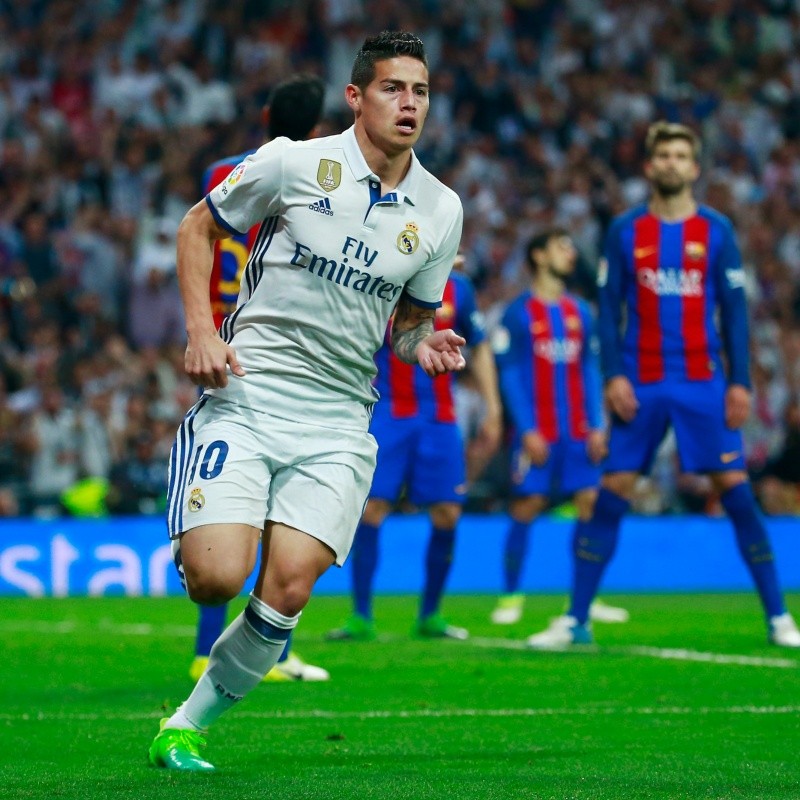 La alegría más grande y efímera que tuvo James en el Real Madrid