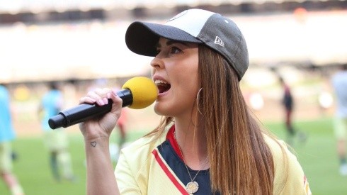 Patty López apostó con Santos para el partido contra América