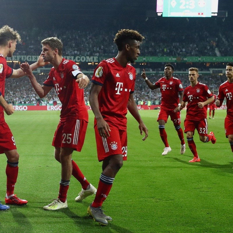 Al Bayern Munich le remontaron un 2-0, entró James Rodríguez y lo terminó ganando