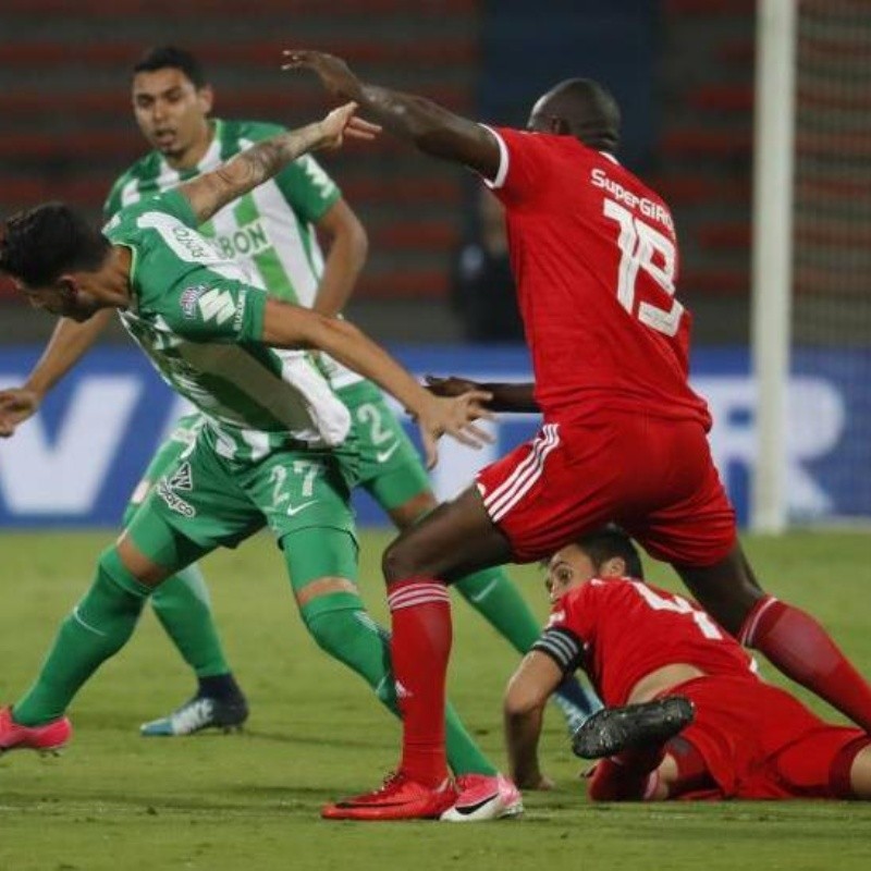 Las probables formaciones del gran duelo entre Atlético Nacional y América de Cali