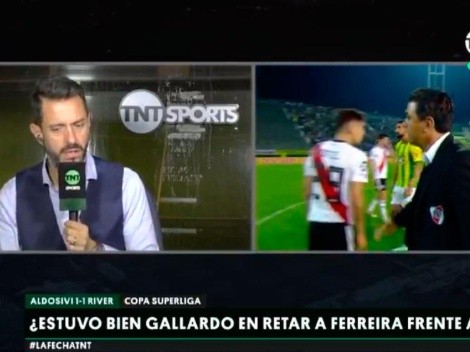TNT Sports: "Ferreira salió una noche, llegó tarde a entrenar y Gallardo lo limpió"