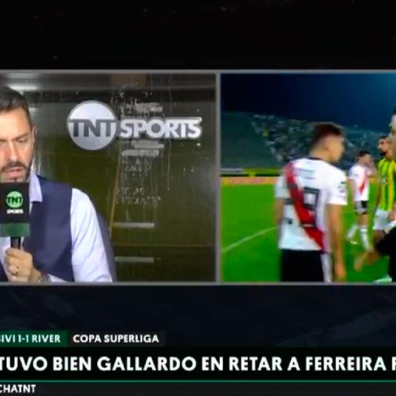 TNT Sports: "Ferreira salió una noche, llegó tarde a entrenar y Gallardo lo limpió"