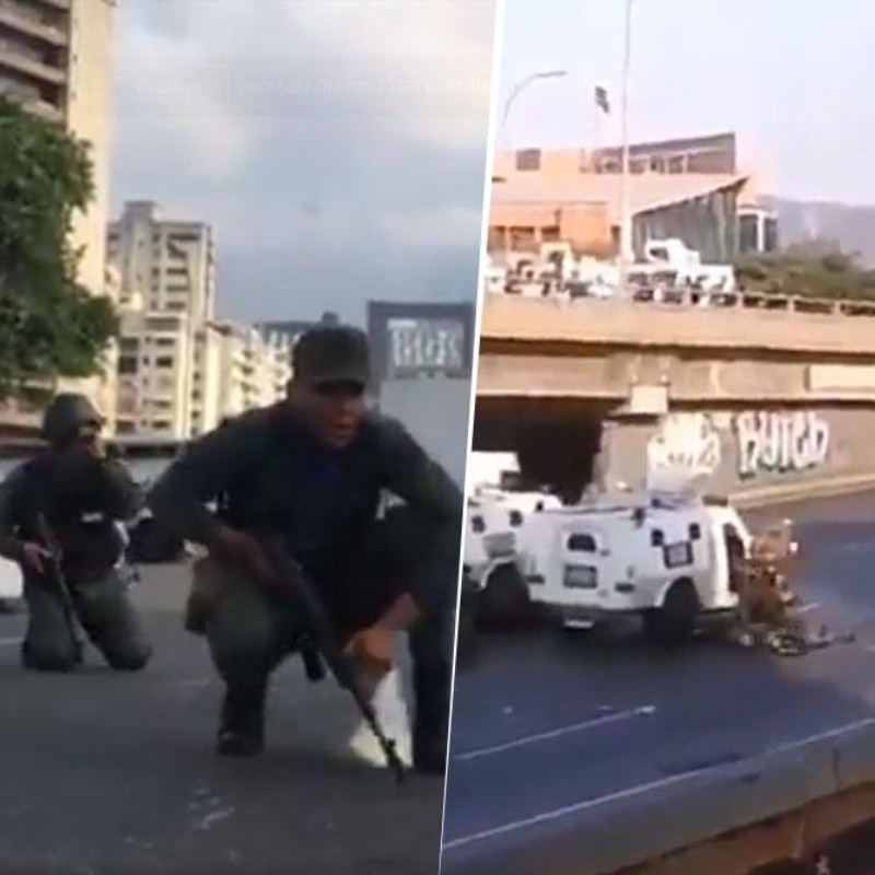 Videos de la guerra que se está viviendo en Venezuela