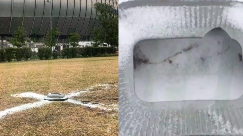 Apareció brujería cerca del estadio de Rayados antes del partido con Tigres