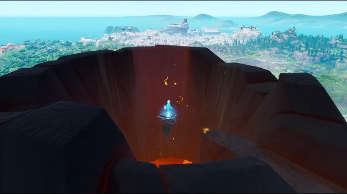 el volcan de fortnite entro en erupcion y tiembla toda la isla luego de que se - fortnite volcan erupcion