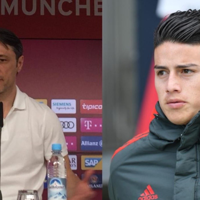 Niko Kovac habló sobre James Rodríguez y no fueron buenas noticias