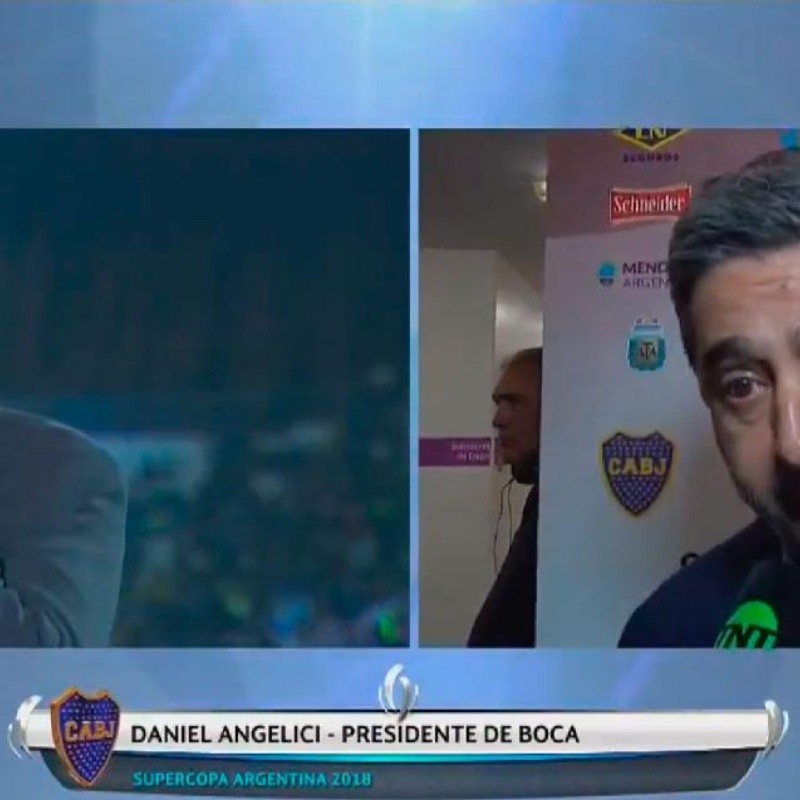 Angelici: “Boca siempre tiene la obligación de jugar finales y ganarlas"