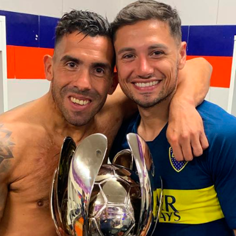 Dos líderes: Zárate subió foto con Tévez y tiró "Apache, somos campeones la c..."