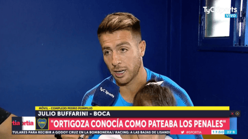 Buffarini contó que Ortigoza lo quiso mufar en el quinto penal de Boca