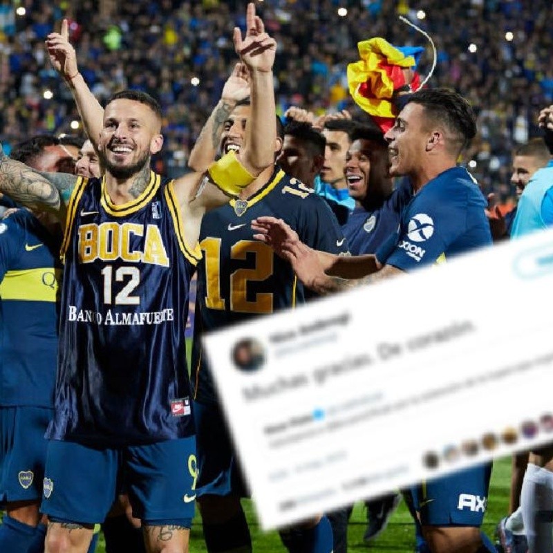 El que ríe último ríe mejor: ayer River "felicitó" a Boca y él se la devolvió