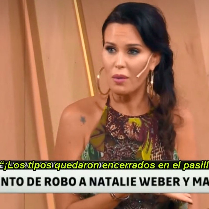 Natalie Weber contó cuando le entraron a robar y Zárate encerró a los ladrones en la casa