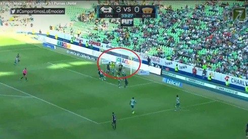 VÍDEO: El gol de Felipe Mora para el descuento vs Santos
