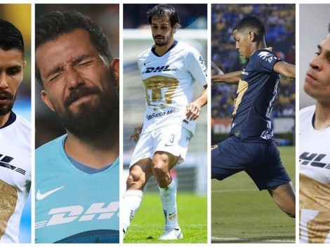 Los 5 jugadores de Pumas UNAM declarados transferibles para el Apertura 2019