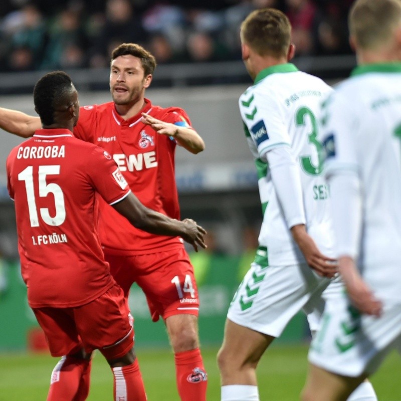 Hat-trick del colombiano Jhon Córdoba y ascenso del Köln a la Bundesliga