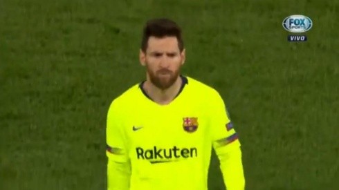 La tristeza de Lionel Messi.