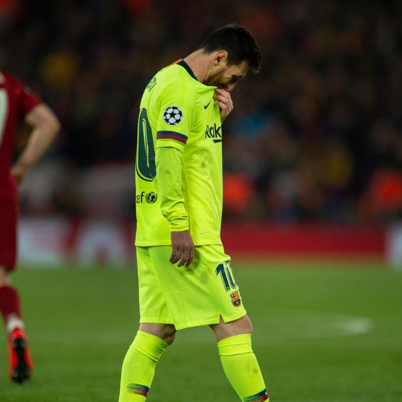 Los números lo condenan: las pésimas estadísticas de Messi contra Liverpool