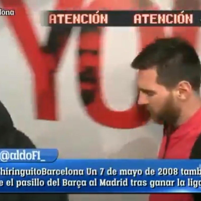 Triste, dolorido y sin hablar: así se fue Messi del estadio de Liverpool