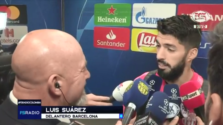 Luis Suárez, indignado por el cuarto gol del Liverpool: "Parece de juveniles"