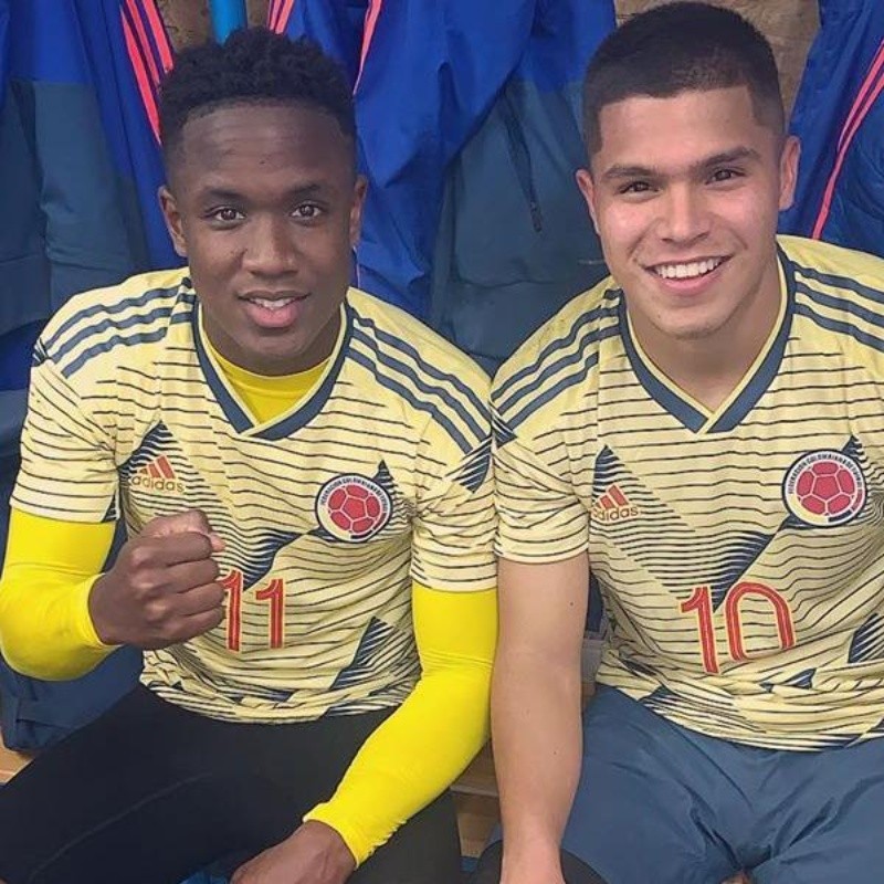 El 'Cucho' Hernández ya está concentrado con la Selección Colombia sub20