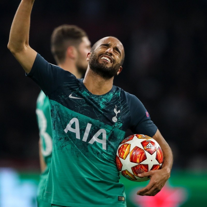 Sin nada de ropa: el tuit del Tottenham en el gol de Lucas Moura